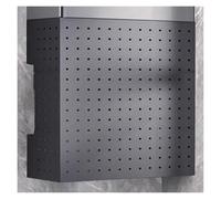 Proste opcje instalacji: można łatwo zainstalować Kit organizador de tablero perforado de pared con 12 ganchos, multicolor, varios tamaños(45x20x40cm,Schwarz)