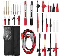 Proster Kit de Sondas de Prueba para Multímetro 26 PCS Cables de Prueba con Bolsa de Almacenamiento para Multímetro Digital Pinza Amperimétrica