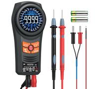 Proster Multímetro Digital TRMS 6000 Cuentas - Medición de Voltaje AC/DC, Corriente, Temperatura, Capacitancia, Resistencia, Diodo y Continuidad con Pantalla Retroiluminada y NCV