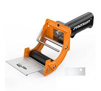 Prosun Dispensadores de Cinta Adhesiva con Mango Ergonómico, 75mm/3 pulgadas Dispensador de Cinta para Fácil Utilización en Trabajos de Empaquetado, Naranja