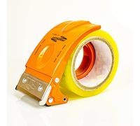 Prosun Dispensadores de Cinta Adhesiva - Dispensador de pistola de metal manual (75 mm, 3 pulgadas), Naranja