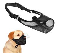 prota Bozal Perro Mediano Transpirable Bozales para Perros de Malla de Nylon, Bozal de Malla con Correas Ajustables Cubierta, Bozal para Perros Grandes Evita Los Mordiscos y Los Ladridos(XL)