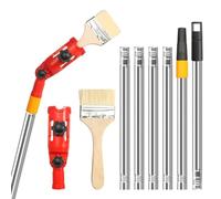prota Herramienta Extensor de Pincel Pintura de Múltiples Angulos, Barra de Extensión de Rodillo Extensor, Soporte de Pincel de Poste de Extensión para Techos Altos Paredes Esquinas de Escaleras