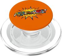 Protagonista. Cita Divertida, líder, héroe, Cita de escritores PopSockets PopGrip para MagSafe