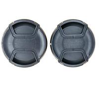 PROtastic® Tapas de lente de 82 mm (paquete de 2) - Tapa de pinza con resorte que no se cae. Compatible con Nikon, Canon, Pentax etc. LC-82 E-82 O-LC82