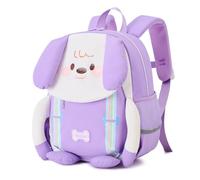 PROTAURI Mochila Infantil Niñas con Correa Torácica, Mochila Guardería Reflectante e Impermeable, Mochila Bebé Pequeña Transpirable y Gran Capacidad 2-6 años, 11.1L, Lila