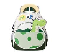 PROTAURI Mochila Infantil para Niños, 2-6 Años, Mochila Guardería Reflectante con Correa Torácica, Tierno Mochila Bebé Pequeña de Gran Capacidad para Guardería, Colegio y Excursiones, 11L, Verde