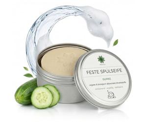PROTEA Detergente sólido - Jabón lavavajillas - biodegradable - vegano, sin plástico ni aceite de palma - jabón para lavar platos con ingredientes naturales - Jabón natural - puramente vegetal (jabón