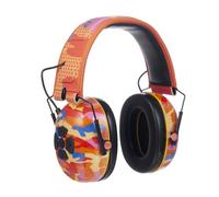 PROTEAR Bluetooth Ear Guard con micrófono noise Reduction Wireless Ear Guard para corte de césped, carpintería, burbuja de hojas, relación señal/ruido 30dB, Camuflaje naranja, Talla única