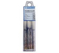 PROTEC.CLASS PHABO6160P - Juego de brocas para martillo perforador SDS-Plus (6 x 160 mm, 10 unidades)