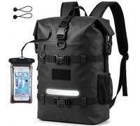 Protec Sea - Bolsa de senderismo para mochila y bolsa impermeable | Cremallera de zinc anticorrosión impermeable | Volumen ajustable 20L a 40L | Cómodo transporte | Fijaciones Molle | Bolsillos