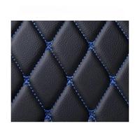 Protección Accesorios Coche Detalles Almohadilla Protectora Alfombra Estera Maletero Cobertura Completa para Hyundai para Santa Fe 7seat 2019 Tronco(Azul Negro)