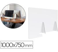 Protección Acrílica para Escritorio 1000x750mm (Transparente) - ARQUIVO 2000