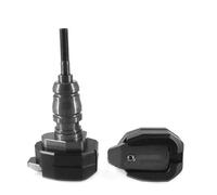 Protección Anticaída Compatible Con GSR400 Para GSR600 Para GSR750 Para Marco Protección Contra Caídas Para Motocicleta Protector Carenado Deslizante Almohadilla Antichoque(Titanium)