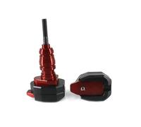 Protección anticaídas CNC Motocicletas para para Ninja para ZX-10R. Kit de Protectores de carenado y Deslizadores de chasis. Protector Anticolisión Chasis(Rojo)