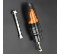 Protección antichoque Protección contra Caídas Almohadilla De Choque del Motor Accesorios Motocicleta Protector Deslizante Escape Deslizadores Marco para Kawasaki ZX7R ZX 7R 7RR(Orange)