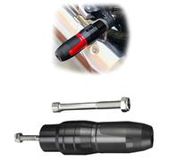 Protección antichoque Protector De Deslizador Escape, Almohadilla Choque del Motor, Deslizadores Marco para Yamaha FZS 1000 150 600, Accesorios Motocicleta, Protección contra Caídas(Nero)