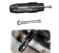 Protección antichoque Protector De Deslizador Escape, Deslizadores Marco Almohadilla Choque Motor para BMW R 1250 GS GSA 1250GS Adventure HP Protección contra Caídas Motocicletas(Nero)