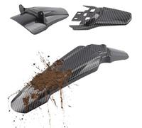 Protección antisalpicaduras para motocicleta, fibra de carbono ligera con absorción de golpes, reemplazo guardabarros de motocicleta, para aventuras talleres particulares rutas diarias senderismo