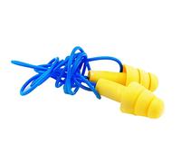 Protección auditiva Earplug Piscina Otitis Media tapones for los oídos a prueba de agua con una cuerda del baño del champú de aislamiento de sonido de reducción de ruido Silencio tapones for los oídos