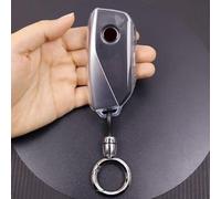 Protección completa para carcasa de llave de TPU para BMW para X1 X5 X6 IX3 I5 I7 740i 760i, fácil de usar y cambiar (transparente)