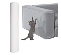 Protección contra arañazos para sofá y gato, transparente, autoadhesiva, antiarañazos, 20 x 300 cm, corte flexible, película protectora contra arañazos para sofás, puertas, colchones, armarios