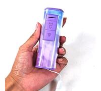 Protección contra ataques de perros - ahuyentador ultrasónico portátil - dispositivo antiagresión y antiladridos efectivo hasta 7 m 2 en 1 - con linterna LED