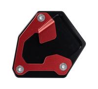 Protección contra caídas Almohadilla Ampliadora De Pie para Motocicleta, Soporte Aluminio para NT-1100 2022-2026, Huella Más Grande para Accesorios Superficies Suaves(Rojo)