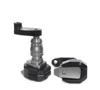 Protección contra Caídas De Motocicletas Deslizador Marco Protección contra Caídas Motocicleta Protector Carenado Almohadilla Protectora Antichoque para YZFR6 para YZF-R6 2003-2005(Titanio)