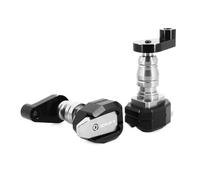 Protección contra Caídas Deslizador Accesorios Moto Protección contra Caídas para Kawasaki para ZX-6R para ZX636 2021 2022 Deslizador Marco Carenado Protector Almohadilla Choque(Plata,X-2)