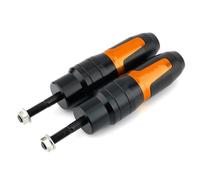 Protección Contra Caídas Deslizador Escape Almohadilla Deslizante Para KYMCO Para DownTown 350 300i Para Xciting 250 350 350i 400 CK250T CK300T POMPOMPUR(Orange)