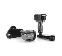 Protección contra Caídas Deslizador Kit De Protección contra Caídas Motocicletas para Yamaha YZF-R1 (2009-2014): Protectores Chasis Mecanizados por CNC. No Requiere Cortes(Titanio)