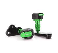 Protección contra Caídas Deslizador Kit De Protección contra Caídas Motocicletas para Yamaha YZF-R1 (2009-2014): Protectores Chasis Mecanizados por CNC. No Requiere Cortes(Verde)