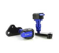 Protección contra Caídas Deslizador Kit De Protección contra Caídas Motocicletas para Yamaha YZF-R1 (2009-2014): Protectores Chasis Mecanizados por CNC. No Requiere Cortes(Azul)
