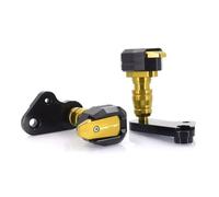 Protección contra Caídas Deslizador Kit De Protección contra Caídas Motocicletas para Yamaha YZF-R1 (2009-2014): Protectores Chasis Mecanizados por CNC. No Requiere Cortes(Oro)