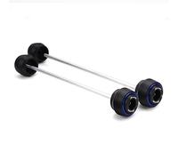 Protección contra Caídas Deslizador Protector De Eje Rueda Delantera Trasera Motocicletas para S1000RR S1000R S1000XR 2013-2025, Protección Antipinchazos(Azul,X-Set)