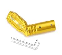 Protección contra caídas para Yamaha TMAX560 Tech MAX 2022-2026 Accesorios De Motocicleta Soporte Lateral Ampliar Placa Extensión(B Gold)