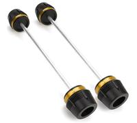 Protección contra Caídas Protector De Eje Deslizante para Horquilla Rueda Delantera Y Trasera para Motocicleta para Yamaha YZF-R6 2017-2023 SHYYBD(Oro,X-Set)