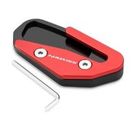 Protección contra caídas Soporte Lateral para Motocicleta para Yamaha NMAX155 N-MAX NMAX 155 2025, Almohadilla De Placa Extensión para Ampliar(Rojo)