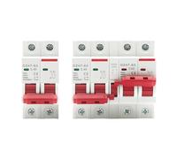 Protección Contra Cortocircuitos MCB De CA, Protección Contra Sobrecarga, Doble Potencia, Conversión Manual, Disyuntor De Enclavamiento, Interruptor De Aislamiento De Riel(2P,10A)