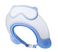 Protección contra el agua del pelo del bebé, gorro de ducha ajustable impermeable | Accesorios de seguridad de baño para mecanismo de botón a presión ajustable, champú, baño y viajes, para niñas y
