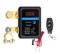 Protección contra fugas de batería de coche - Fuga de batería de 12 V, dimensión externa 10,0 x 8,0 x 5,0 más peso neto de 350,0 g, construcción de piezas ignífugas, relé | para interruptor