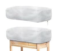 Protección contra heladas para plantas al aire libre | Juego de 2 de jardín con función de calor, cordones rectangulares reutilizables anticongelantes para plantas de hortalizas macetas