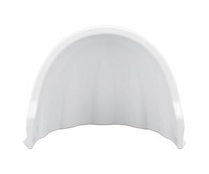 Protección contra la Lluvia y el Sol para Cámaras de Seguridad de Plástico ABS Resistente, Amplio Espacio Interno, Chasis Antideslizante, Fácil Instalación para Cámaras (White)