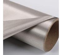 Protección contra radiaciones tejido de blindaje antiradiación, manta EMF, tejido Faraday, EMF RFID, protección contra radiación para ondas de radio, microondas, ordenador, plateado, 1 m