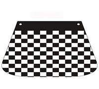 Protección contra Salpicadas/Faldillas Antibarro Negro/Blanco para Muchos Modelos De Vespa