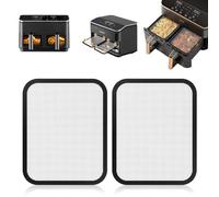 Protección Contra Salpicaduras de Acero Inox para Cosori Airfryer 8,5 L/Dual Blaze TwinFry 10 L Accesorio,Accesorios Airfryer,protección contra salpicaduras de grasa,Fácil de limpiar