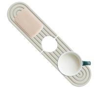 Protección contra salpicaduras de fregadero - Alfombrilla de grifo de silicona para drenaje, bandeja de colector de de grifo | Cojín de protección plegable para fregadero, alfombra a prueba de