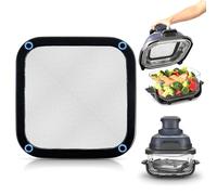 Protección contra salpicaduras de malla fina de acero inoxidable para Ninja CRISPi, protección contra salpicaduras reutilizable, freidora de aire caliente, accesorio para Ninja CRISPi FN101EUGY