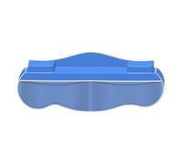 Protección contra salpicaduras de para, protección contra el agua de para | Soporte de bandeja para juguetes de baño - Área de estante de juego con 4 bolsillos de red, accesorios de baño para j
